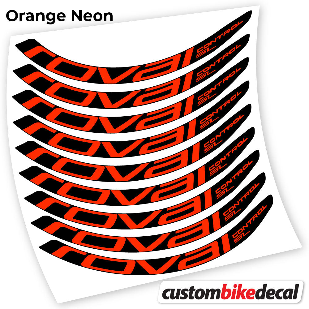Aufkleber, Roval Control SL, Mountainbike-Aufkleber, Vinyl