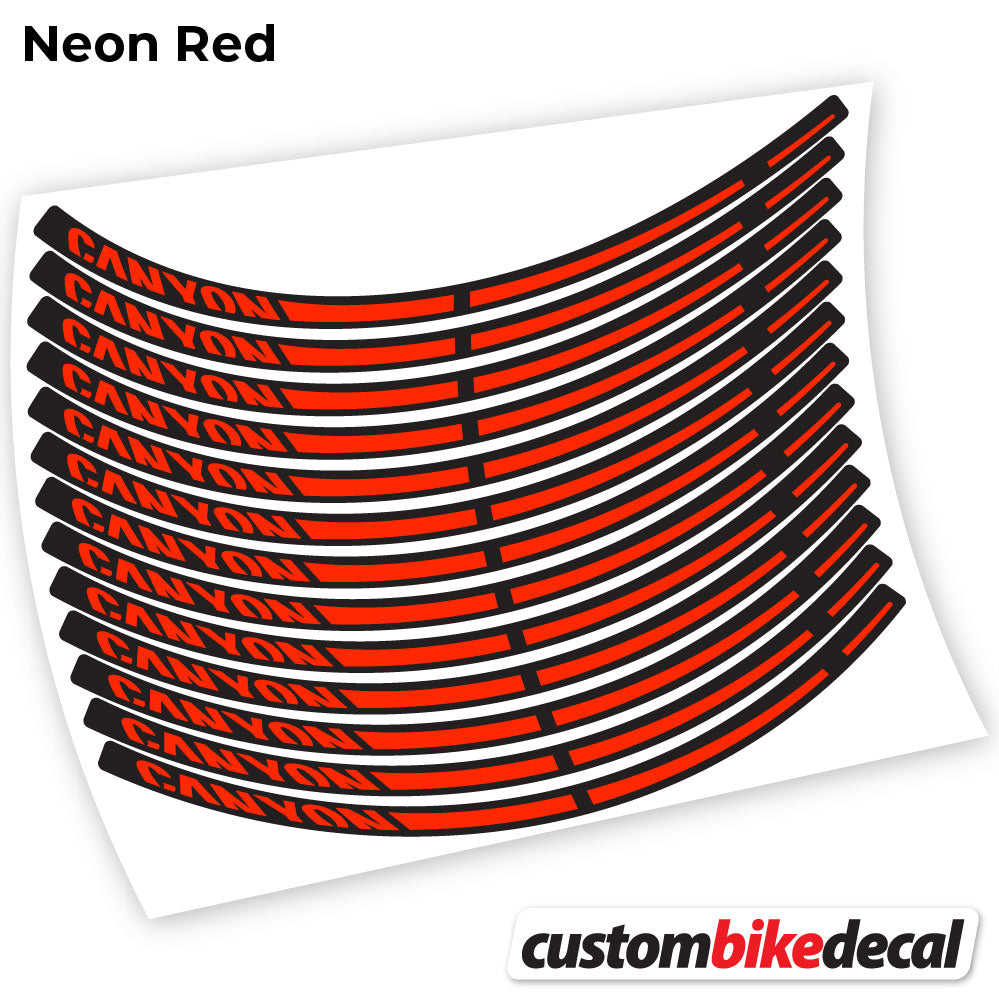 Aufkleber, Canyon, Mountainbikes, Vinyl