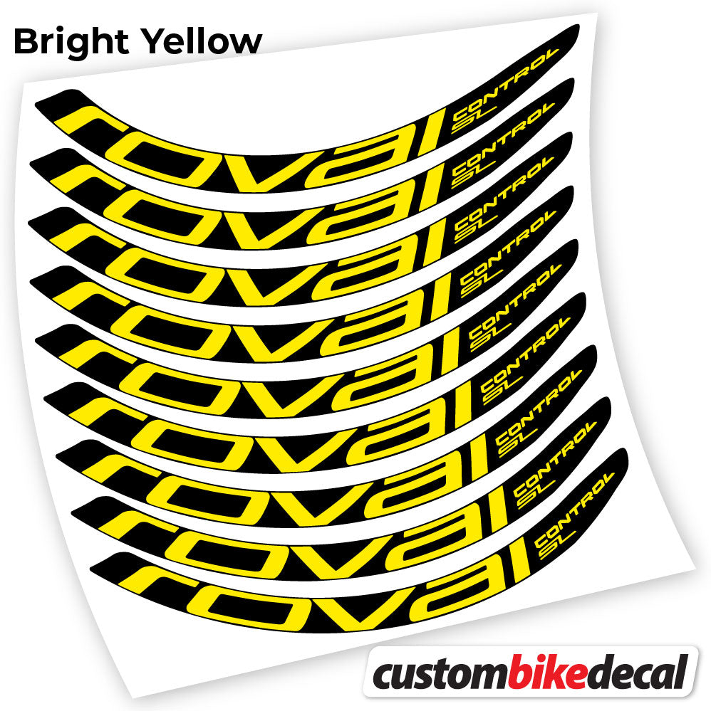 Aufkleber, Roval Control SL, Mountainbike-Aufkleber, Vinyl