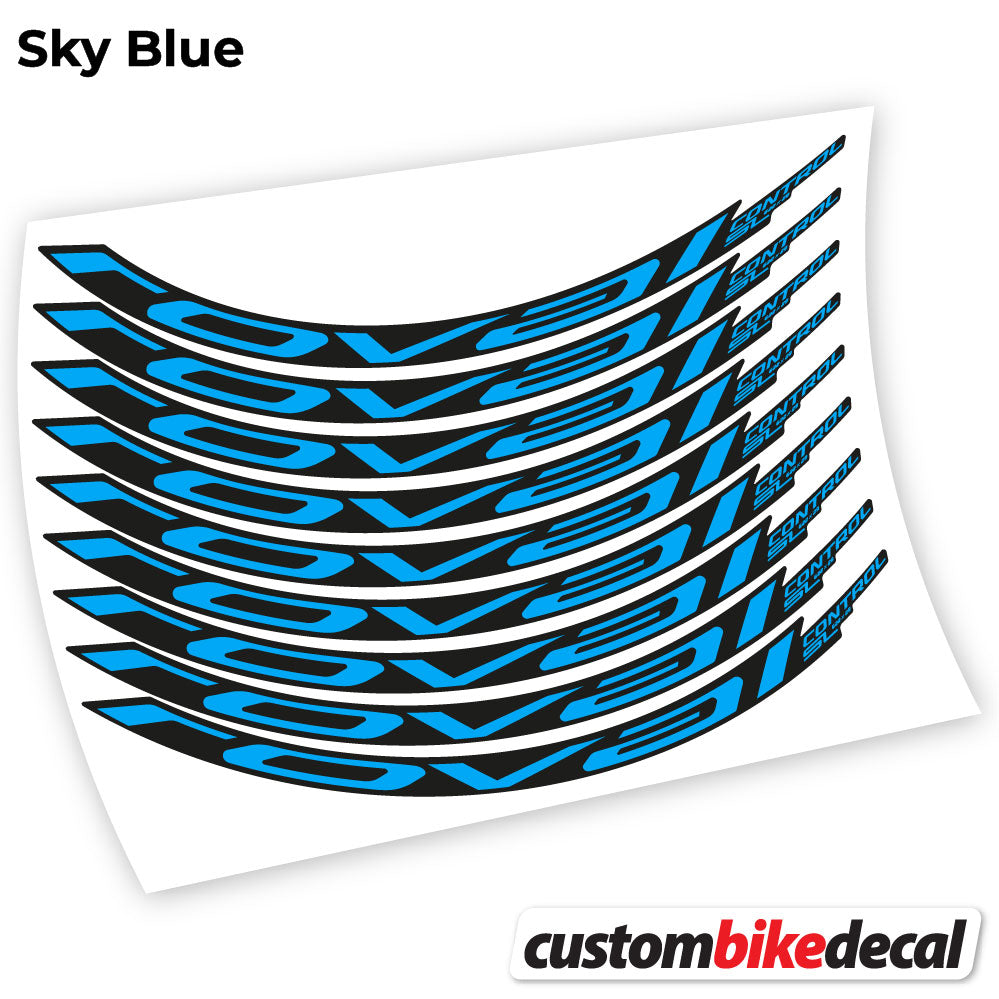 Aufkleber, Roval Control SL 2021, Mountainbike-Aufkleber, Vinyl