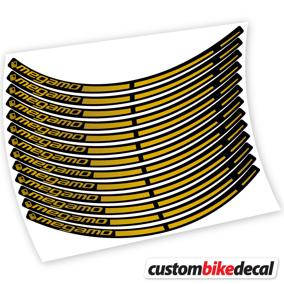 Aufkleber, Megamo, Mountainbike-Aufkleber, Vinyl