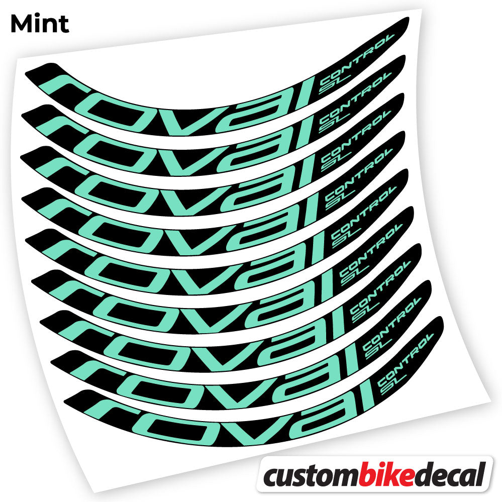 Aufkleber, Roval Control SL, Mountainbike-Aufkleber, Vinyl
