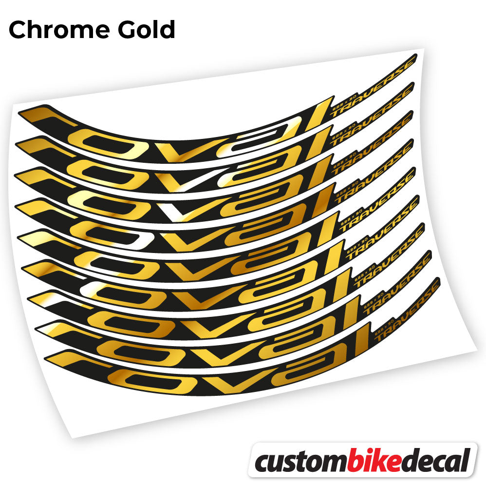 Aufkleber, Roval Traverse Carbon 2021, Vinyl-Aufkleber
