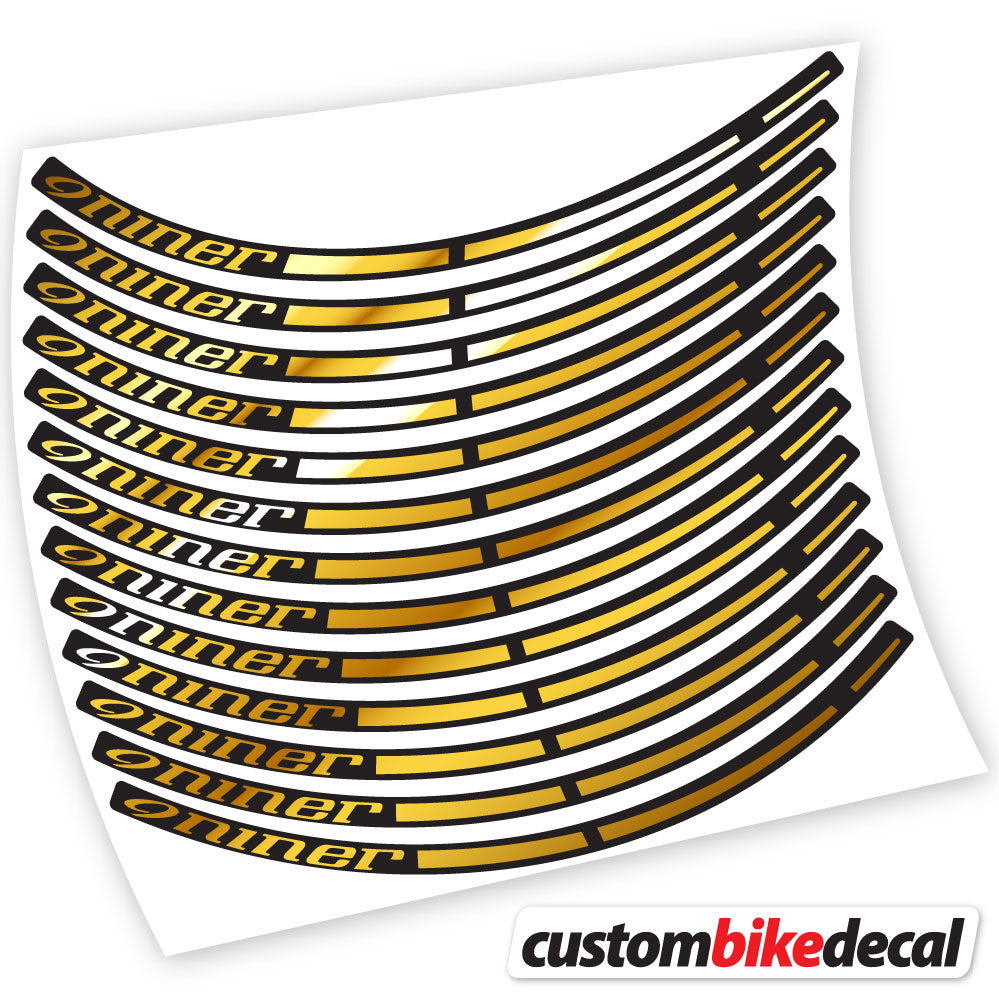 Aufkleber, Niner, Mountainbike-Aufkleber, Vinyl