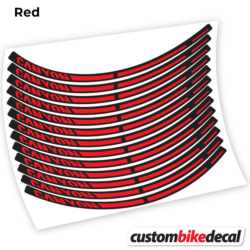 Aufkleber, Canyon, Mountainbikes, Vinyl