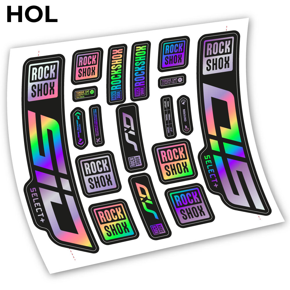 Decal Sid Select Plus 2021, Bike Fork 27.5, sticker vinyl