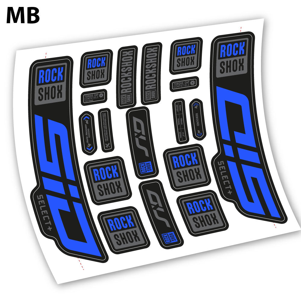 Decal Sid Select Plus 2021, Bike Fork 27.5, sticker vinyl