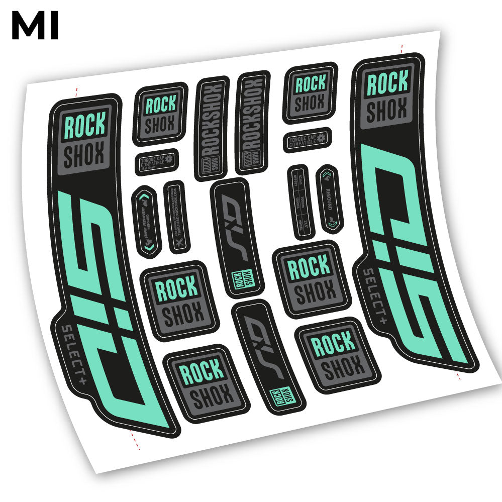 Decal Sid Select Plus 2021, Bike Fork 27.5, sticker vinyl