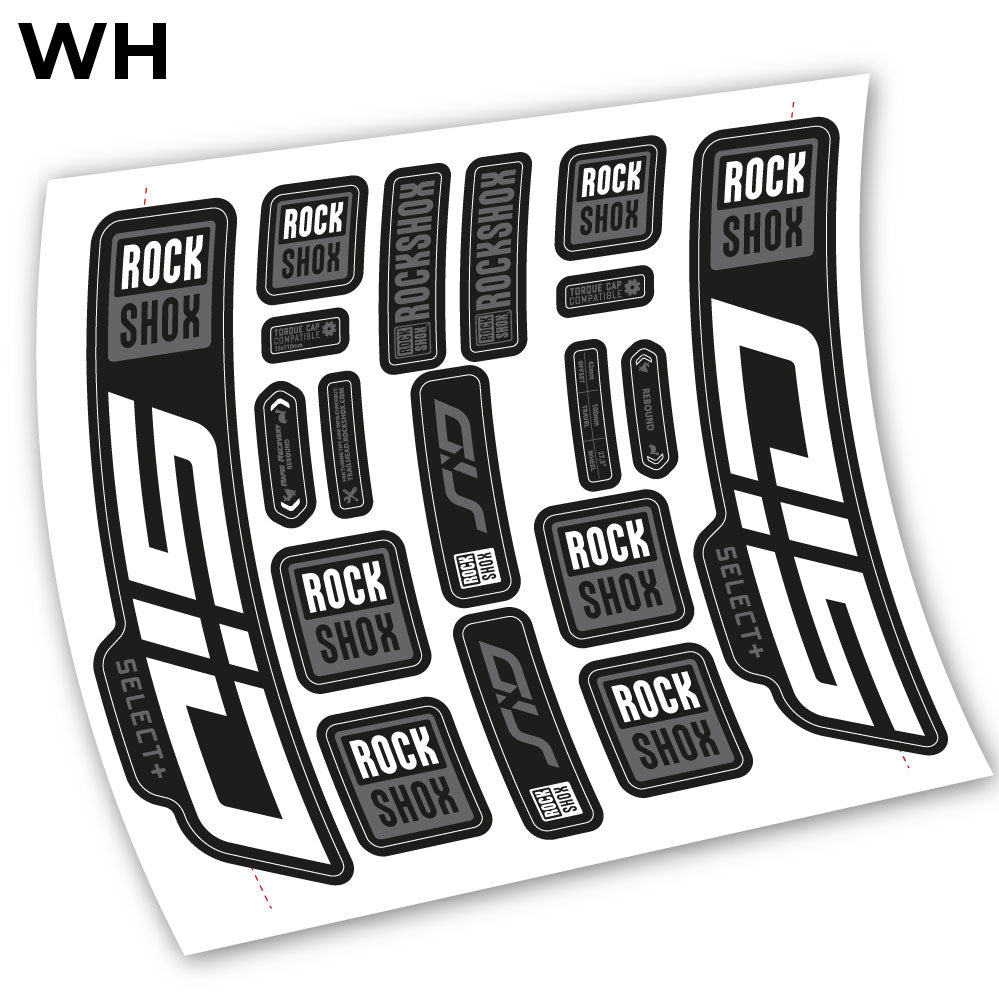 Decal Sid Select Plus 2021, Bike Fork 27.5, sticker vinyl