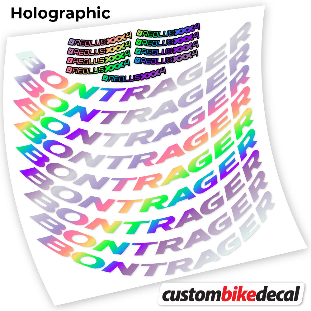 Aufkleber, Bontrager Aeolus XXX4 Disc, Rennrad-Rad 45 mm, Fahrrad-Aufkleber, Vinyl
