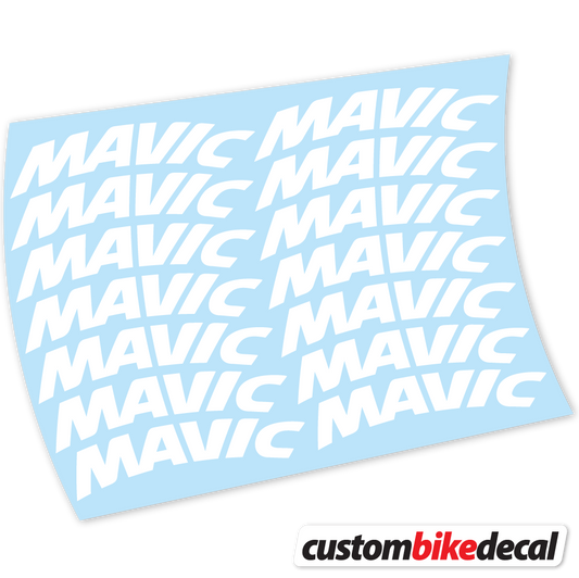 Aufkleber Mavic Racing Mountainbikes 45mm, Racing Mountainbikes Sticker Vinyl
