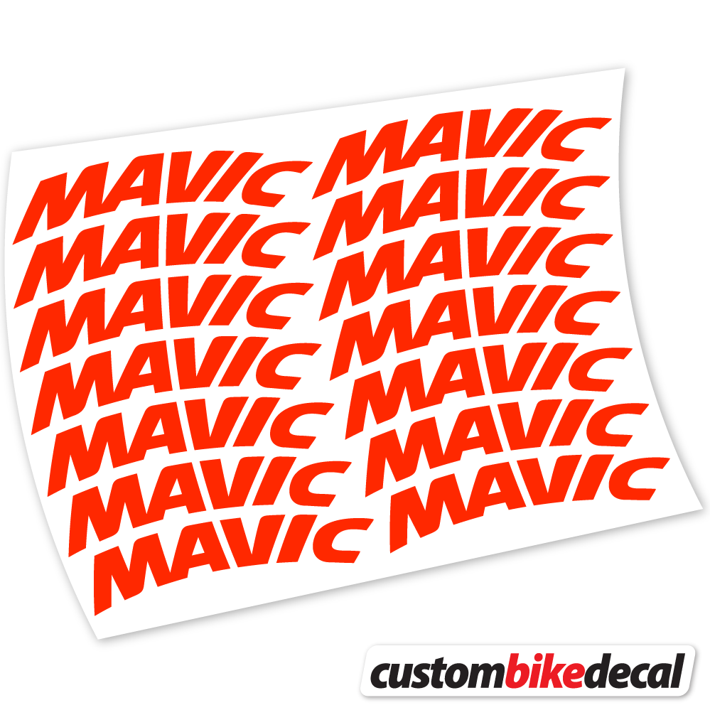 Aufkleber Mavic Racing Mountainbikes 45mm, Racing Mountainbikes Sticker Vinyl