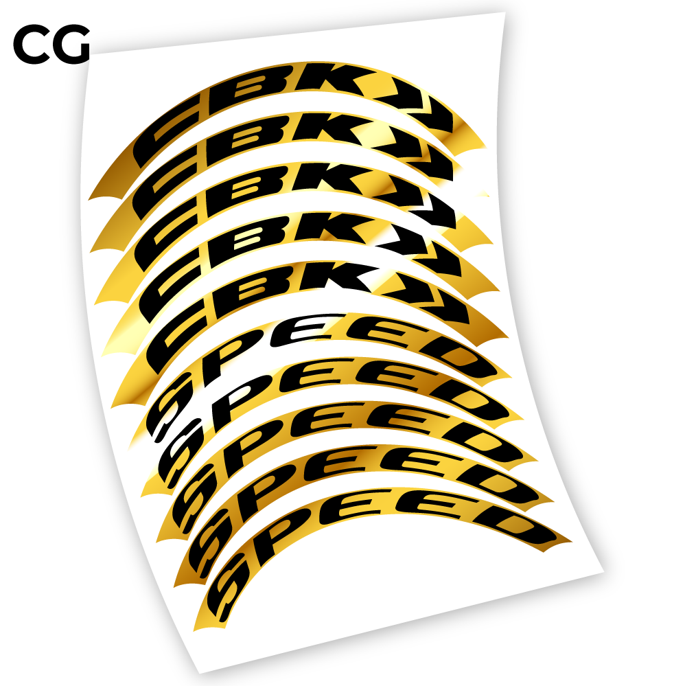Aufkleber, CBK Speed, Mountain Wheel Bikes perfil 50 Sticker vinyl