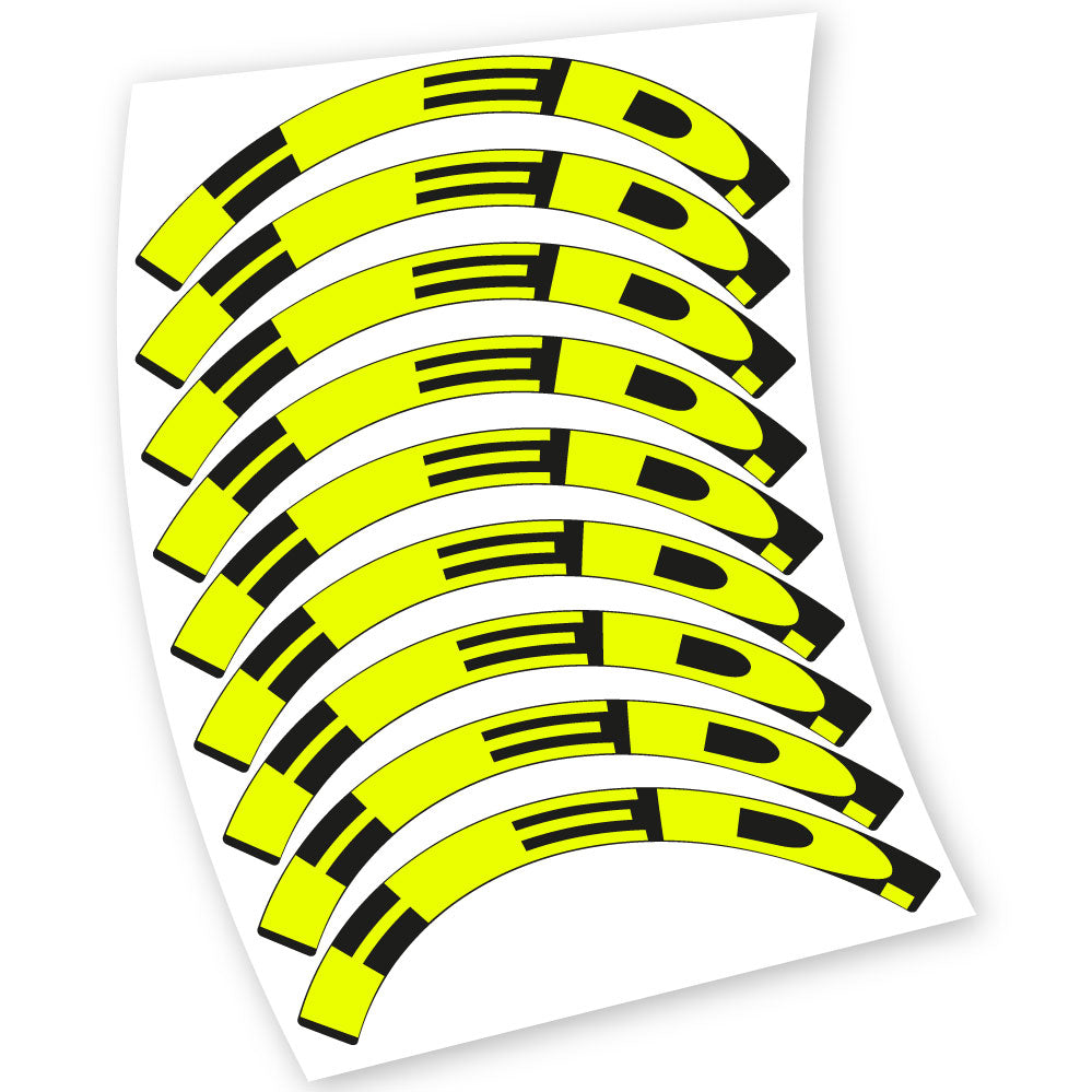 Rennrad 60mm HED Fahrradaufkleber Vinyl