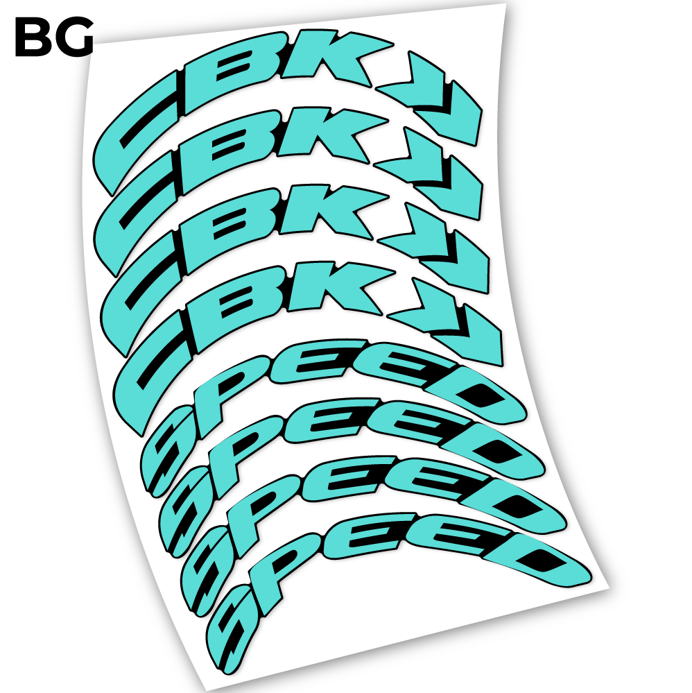 Aufkleber, CBK Speed 80, Straßenrad 80 mm, Fahrradaufkleber Vinyl