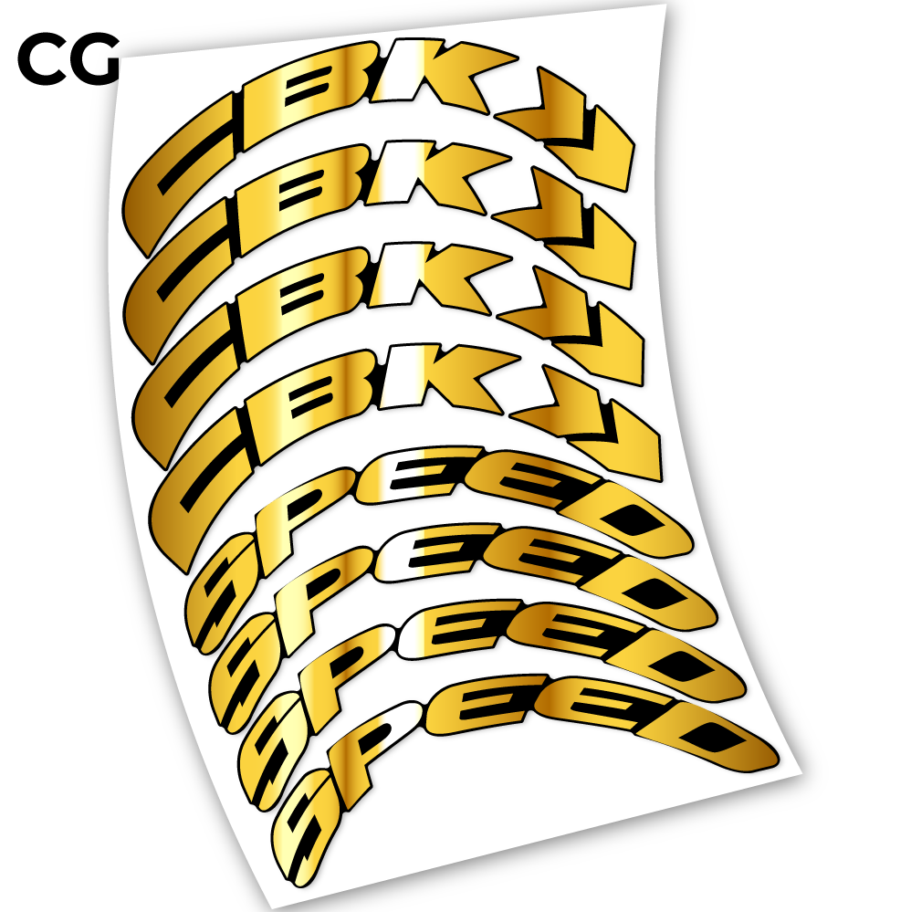 Aufkleber, CBK Speed 80, Straßenrad 80 mm, Fahrradaufkleber Vinyl