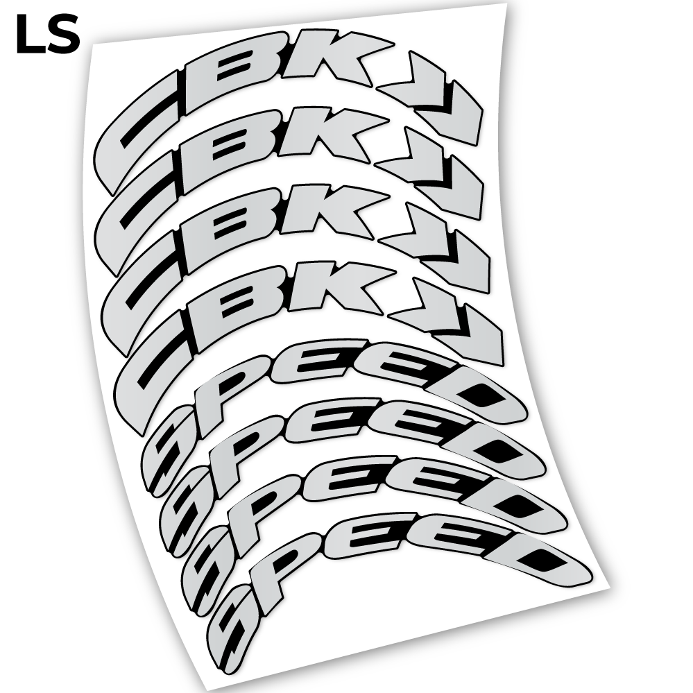 Aufkleber, CBK Speed 80, Straßenrad 80 mm, Fahrradaufkleber Vinyl