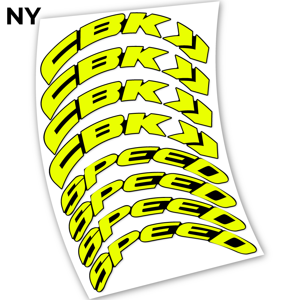 Aufkleber, CBK Speed 80, Straßenrad 80 mm, Fahrradaufkleber Vinyl