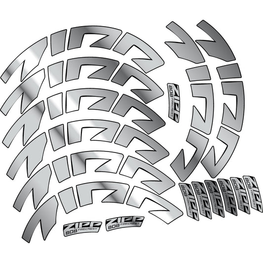 Aufkleber Zipp 808 FC, Road Wheel Profil 88, Sticker Vinyl