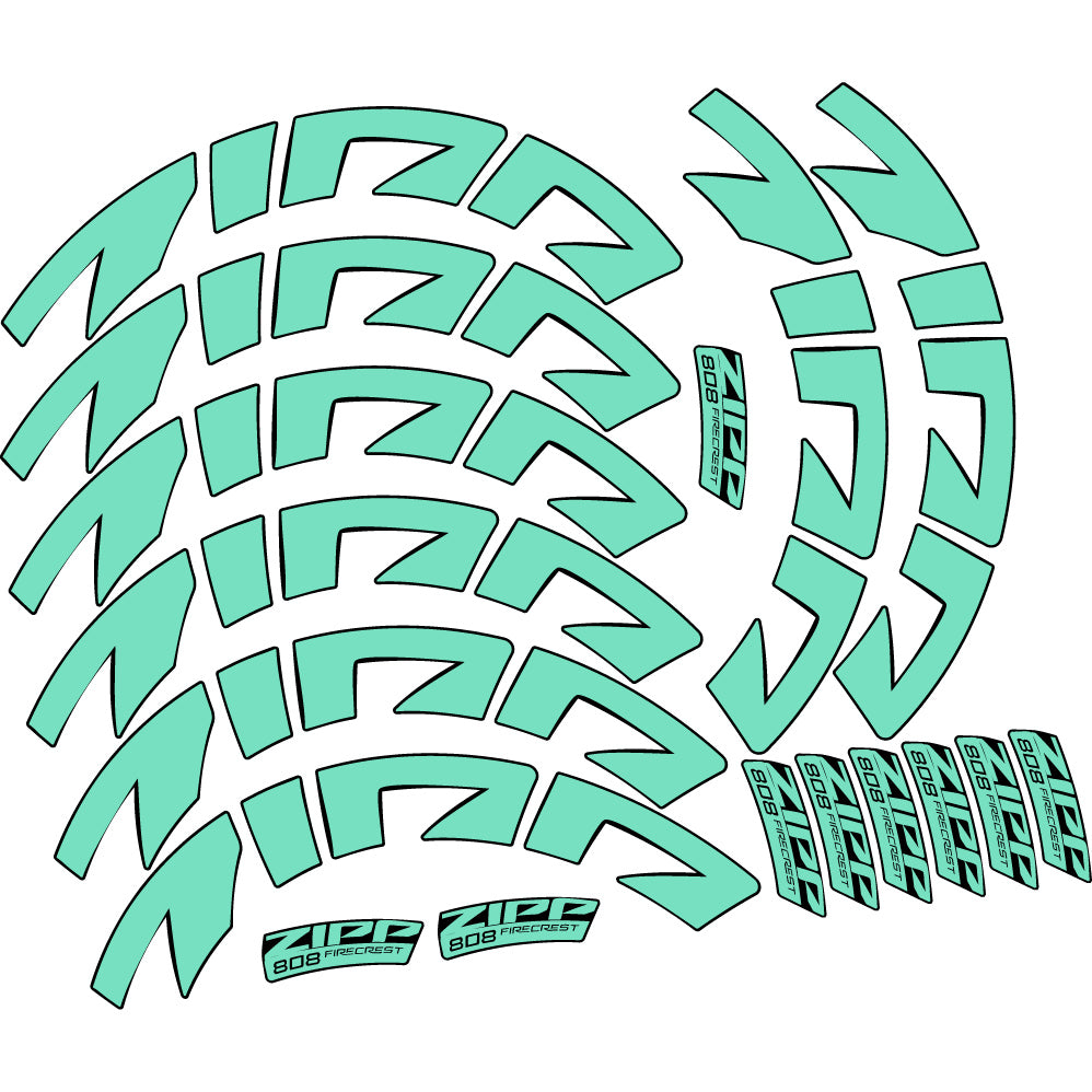Aufkleber Zipp 808 FC, Road Wheel Profil 88, Sticker Vinyl