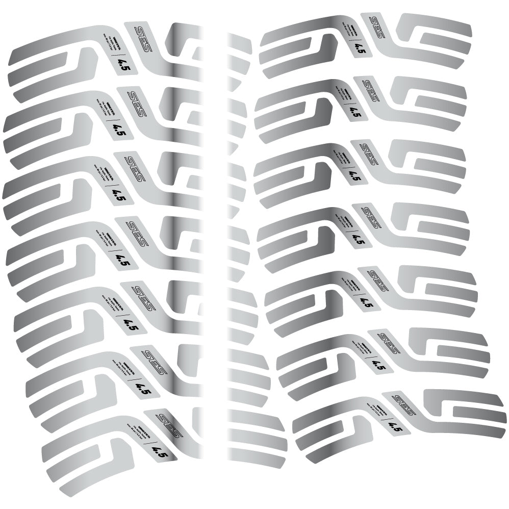Decal Enve Ses 4.5, Road Wheel profile 48 & 56mm, Sticker Vinyl