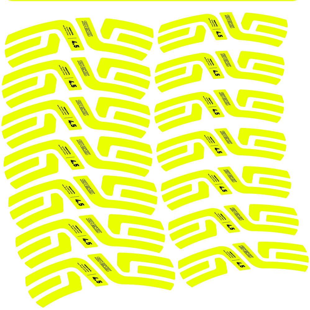 Decal Enve Ses 4.5, Road Wheel profile 48 & 56mm, Sticker Vinyl