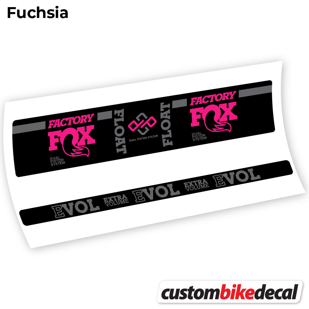 Decal, Fox Float Factory Float, Rear Shox Sticker Vinyl
