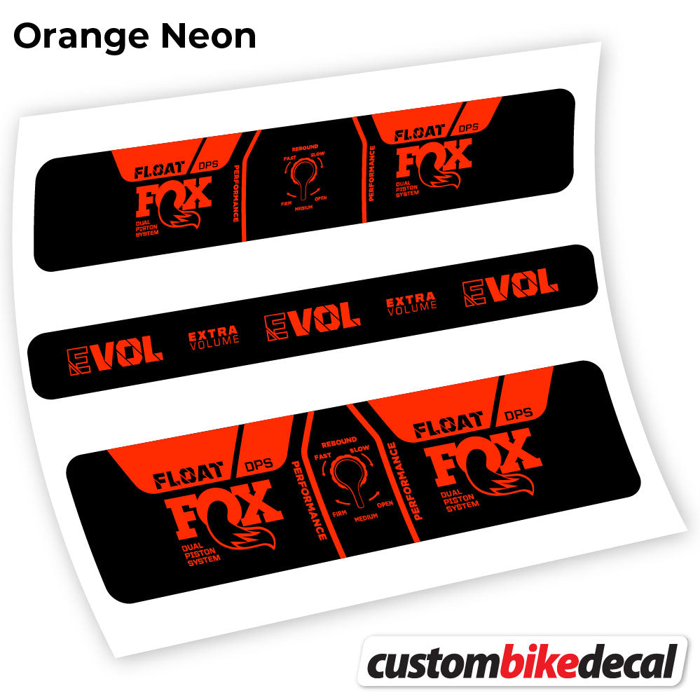 Aufkleber, Fox DPS Performance 2021, Rear Shox Sticker Vinyl