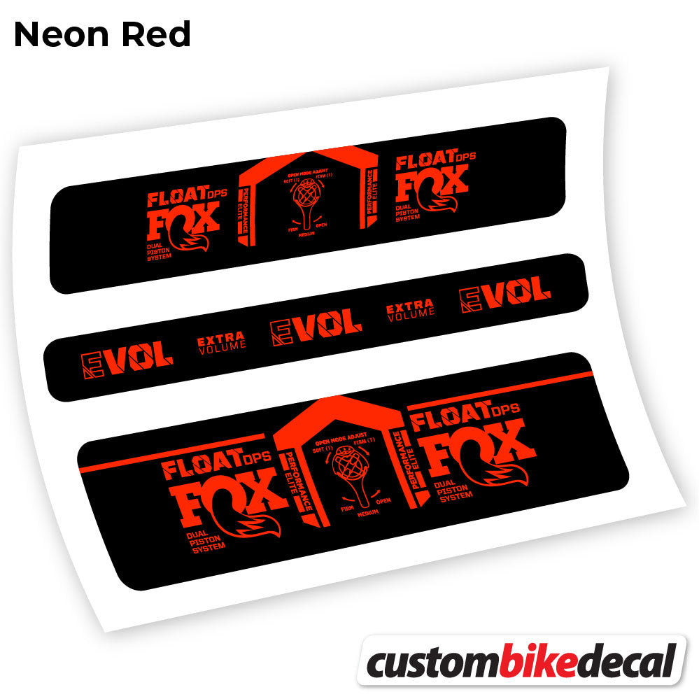 Aufkleber, Fox DPS Elite 2021, Rear Shox Sticker Vinyl