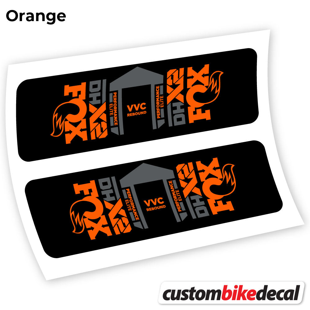 Aufkleber, Fox DHX2 Elite 2021, Rear Shox Sticker Vinyl