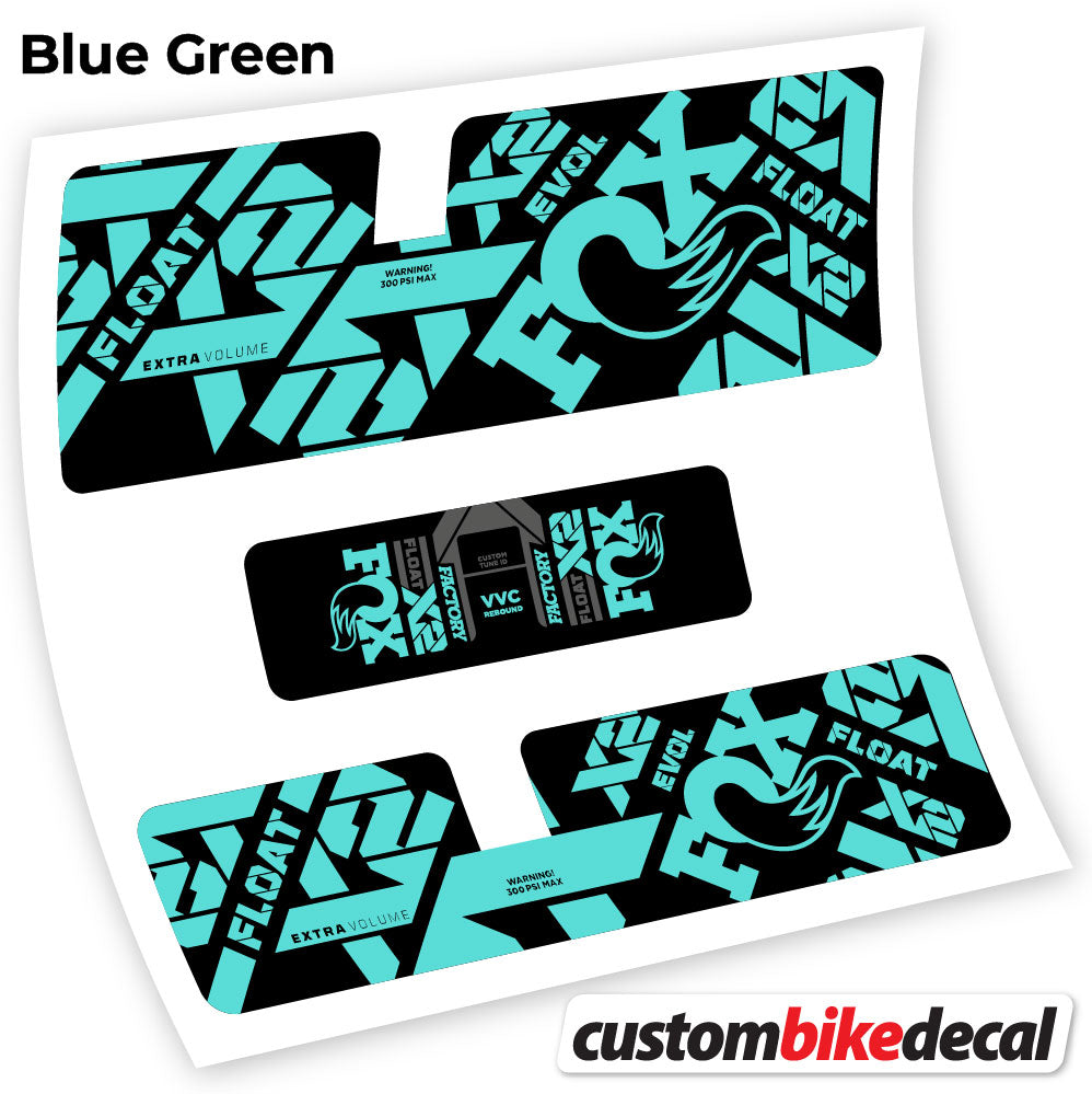 Aufkleber, Fox X2 Factory 2021, Rear Shox Sticker Vinyl