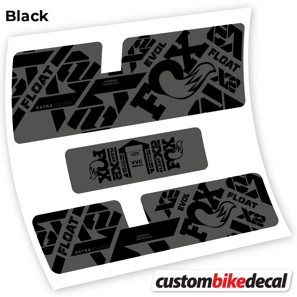 Decal, Fox X2 Performance Elite 2021, Rear Shox Sticker Vinyl