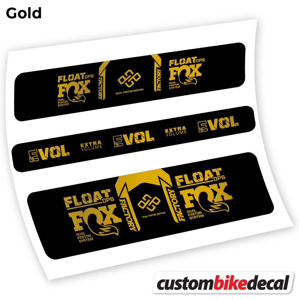 Aufkleber, Fox DPS Factory 2021 Fernbedienung, Rear Shox Sticker Vinyl