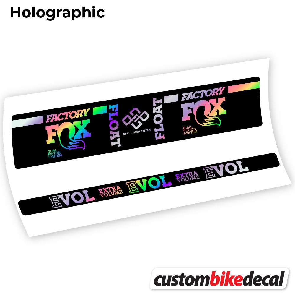 Decal, Fox Float Factory Float, Rear Shox Sticker Vinyl