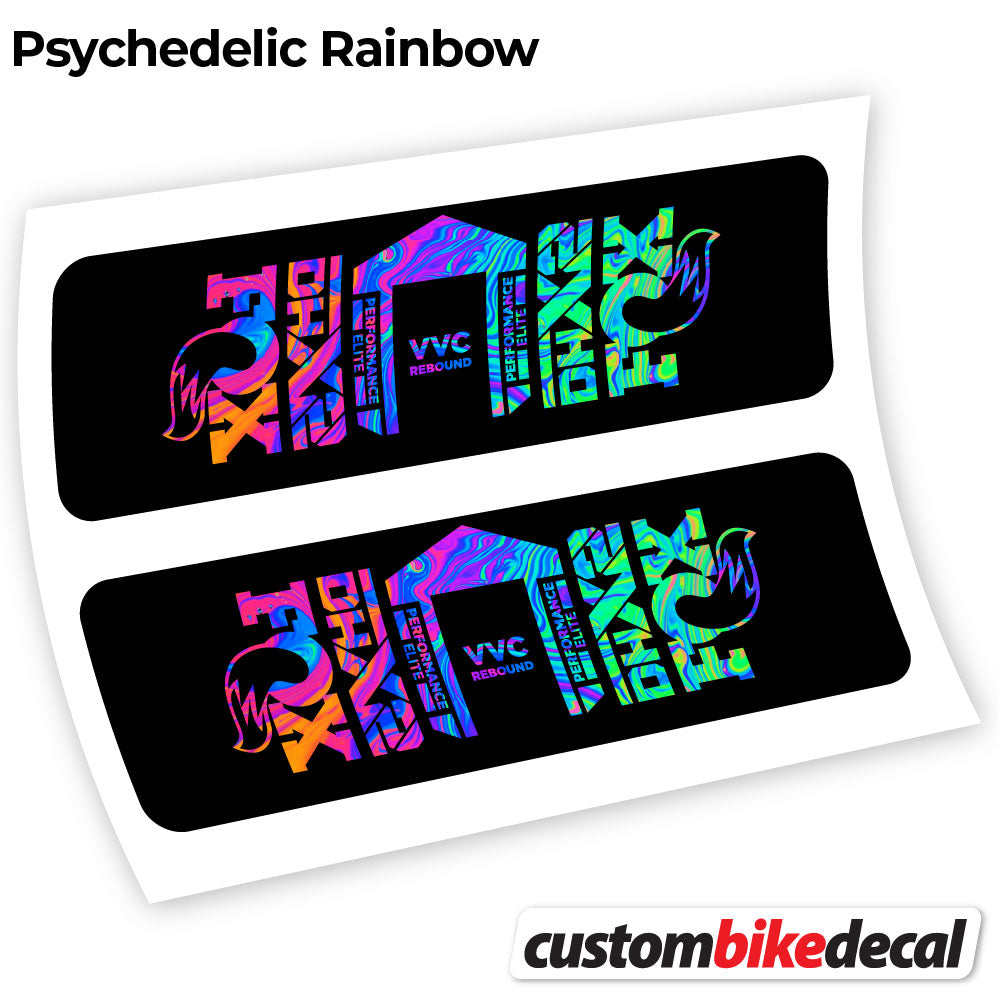 Aufkleber, Fox DHX2 Elite 2021, Rear Shox Sticker Vinyl