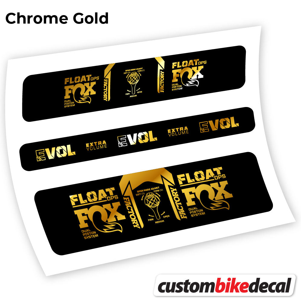 Aufkleber, Fox DPS Factory 2021, Rear Shox Sticker Vinyl