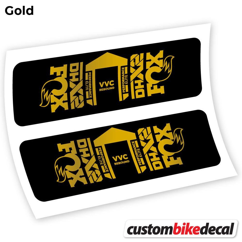 Aufkleber, Fox DHX2 Elite 2021, Rear Shox Sticker Vinyl