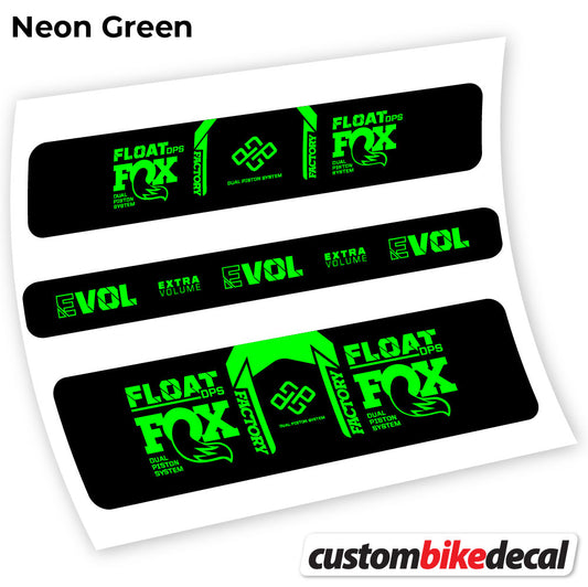 Aufkleber, Fox DPS Factory 2021 Fernbedienung, Rear Shox Sticker Vinyl