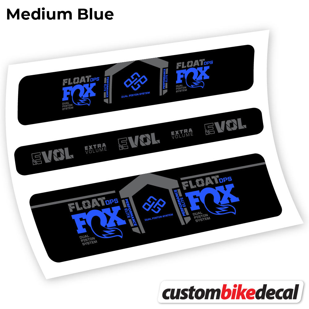 Aufkleber, Fox DPS Performance Elite 2021 Fernbedienung, Rear Shox Sticker Vinyl