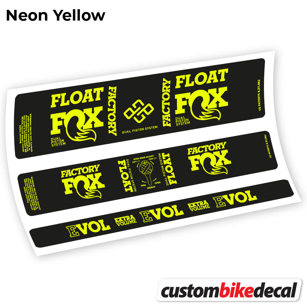 Aufkleber, Fox DPS Fabrik 2019, Rear Shox Sticker Vinyl