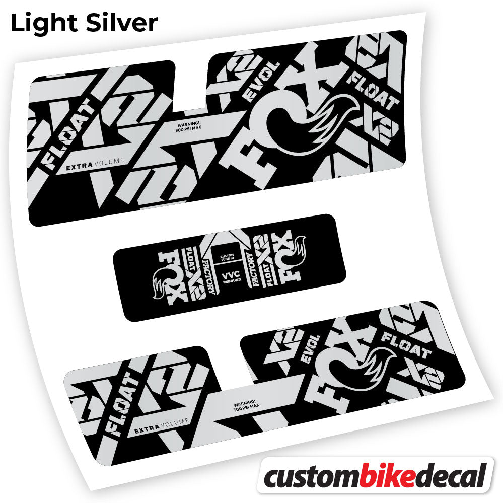 Aufkleber, Fox X2 Factory 2021, Rear Shox Sticker Vinyl