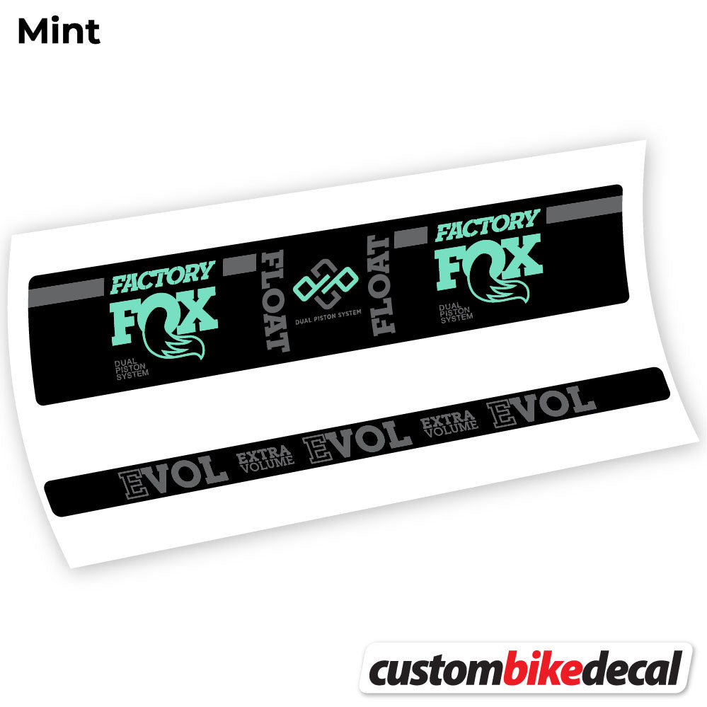 Decal, Fox Float Factory Float, Rear Shox Sticker Vinyl