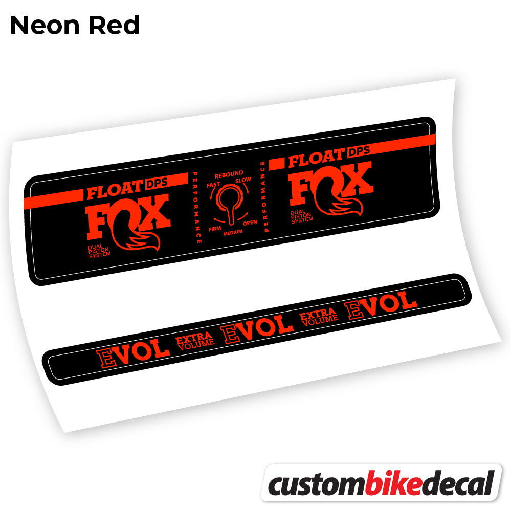 Decal, Fox Float DPS Performance, Rear Shox Sticker vinyl