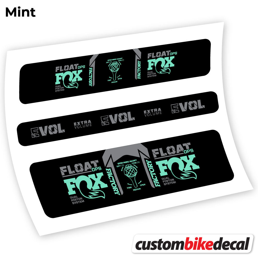 Aufkleber, Fox DPS Factory 2021, Rear Shox Sticker Vinyl
