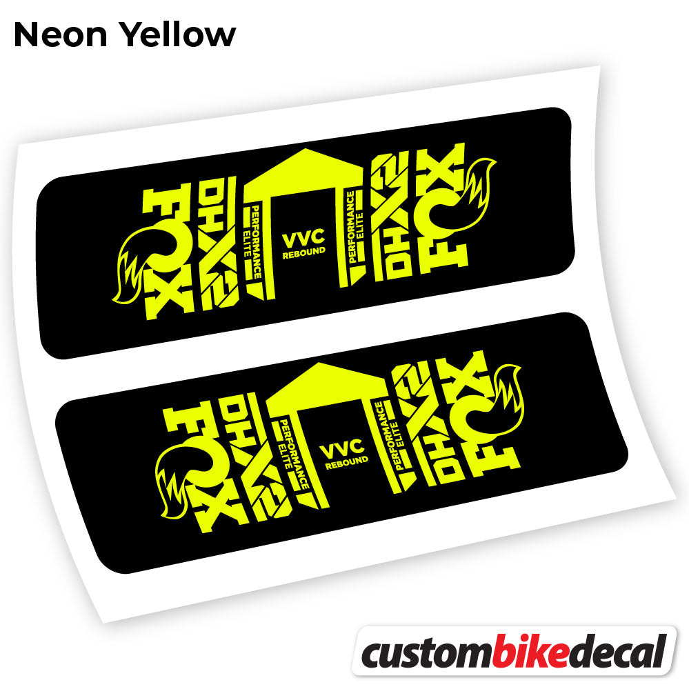 Aufkleber, Fox DHX2 Elite 2021, Rear Shox Sticker Vinyl