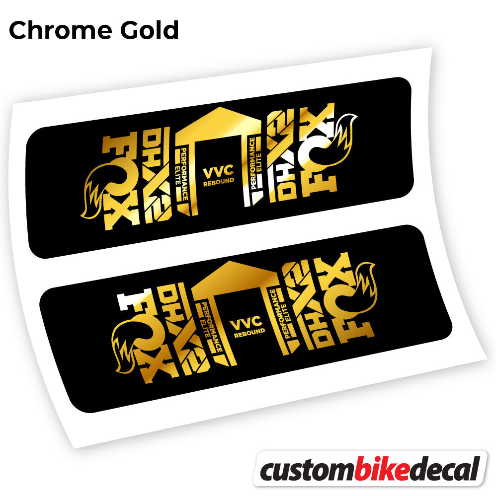 Aufkleber, Fox DHX2 Elite 2021, Rear Shox Sticker Vinyl
