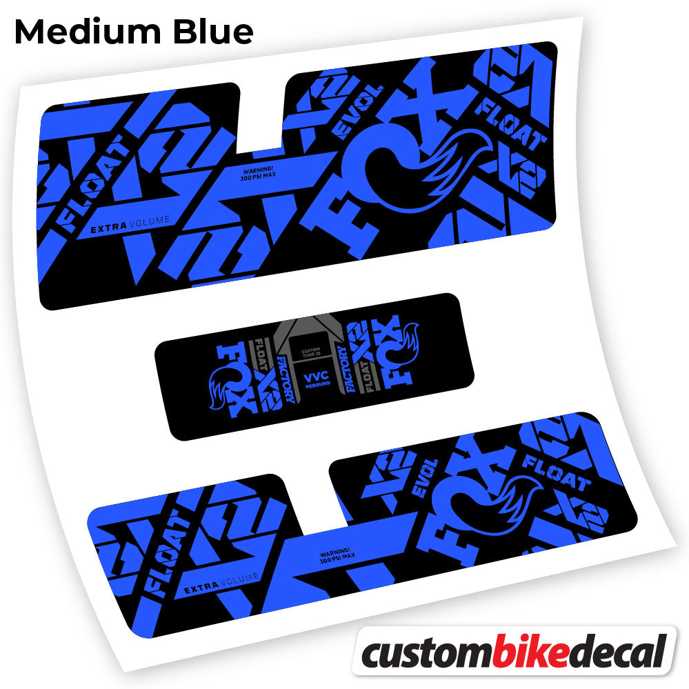 Aufkleber, Fox X2 Factory 2021, Rear Shox Sticker Vinyl