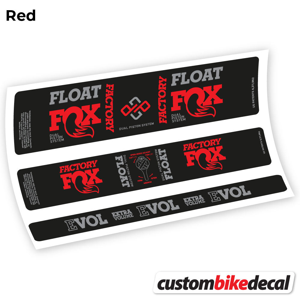Aufkleber, Fox DPS Fabrik 2019, Rear Shox Sticker Vinyl
