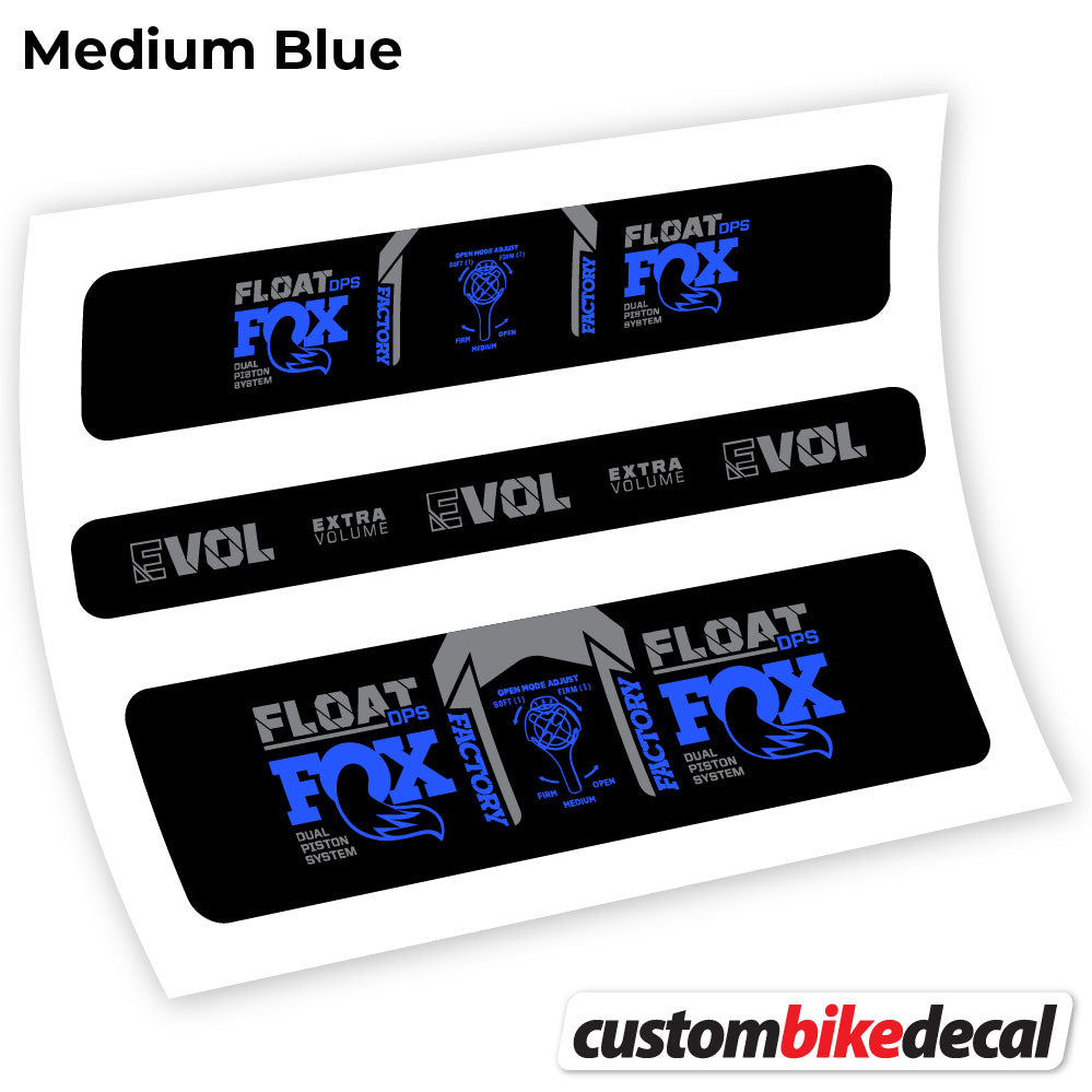 Aufkleber, Fox DPS Factory 2021, Rear Shox Sticker Vinyl