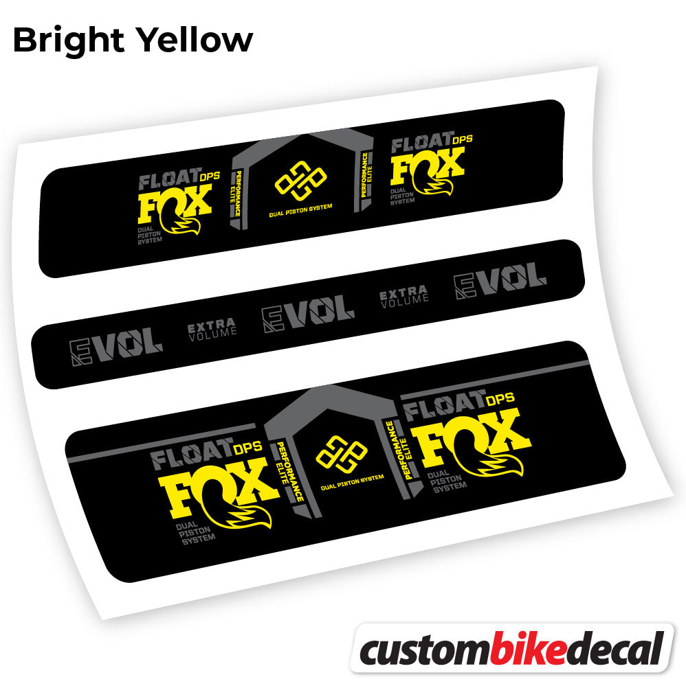 Aufkleber, Fox DPS Performance Elite 2021 Fernbedienung, Rear Shox Sticker Vinyl
